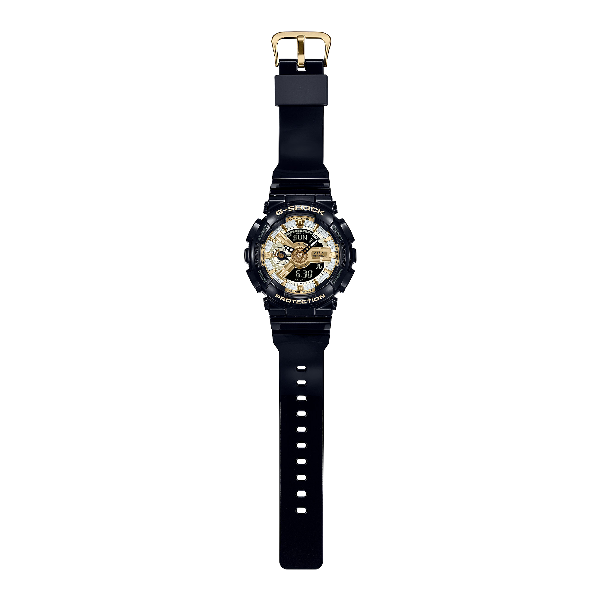 G-Shock Digital Black Resin Band Watch GMAS110GB-1A