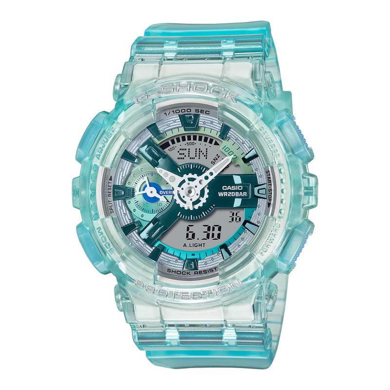 G-Shock Analog Digital Mid DUO Virtual World Resin Band Watch GMAS110VW-2A