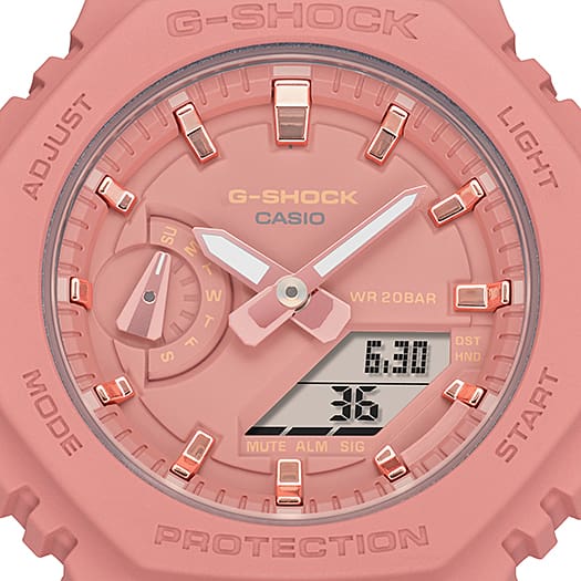 G-Shock Digital Pink Resin Band Watch GMAS2100-4A2