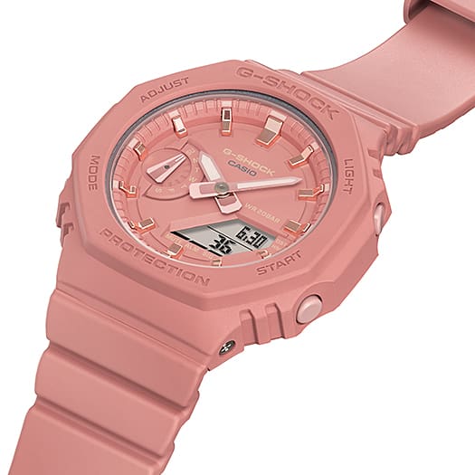 G-Shock Digital Pink Resin Band Watch GMAS2100-4A2