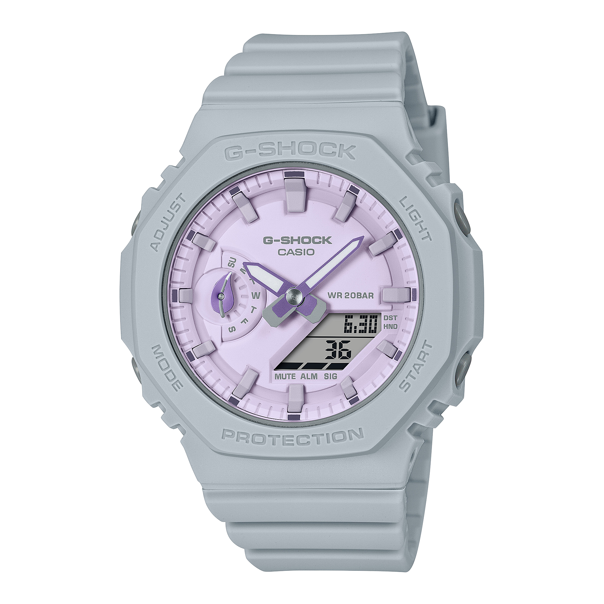 G-Shock Digital Analog Mid DUO Blue Resin Band Watch GMAS2100NC-8A