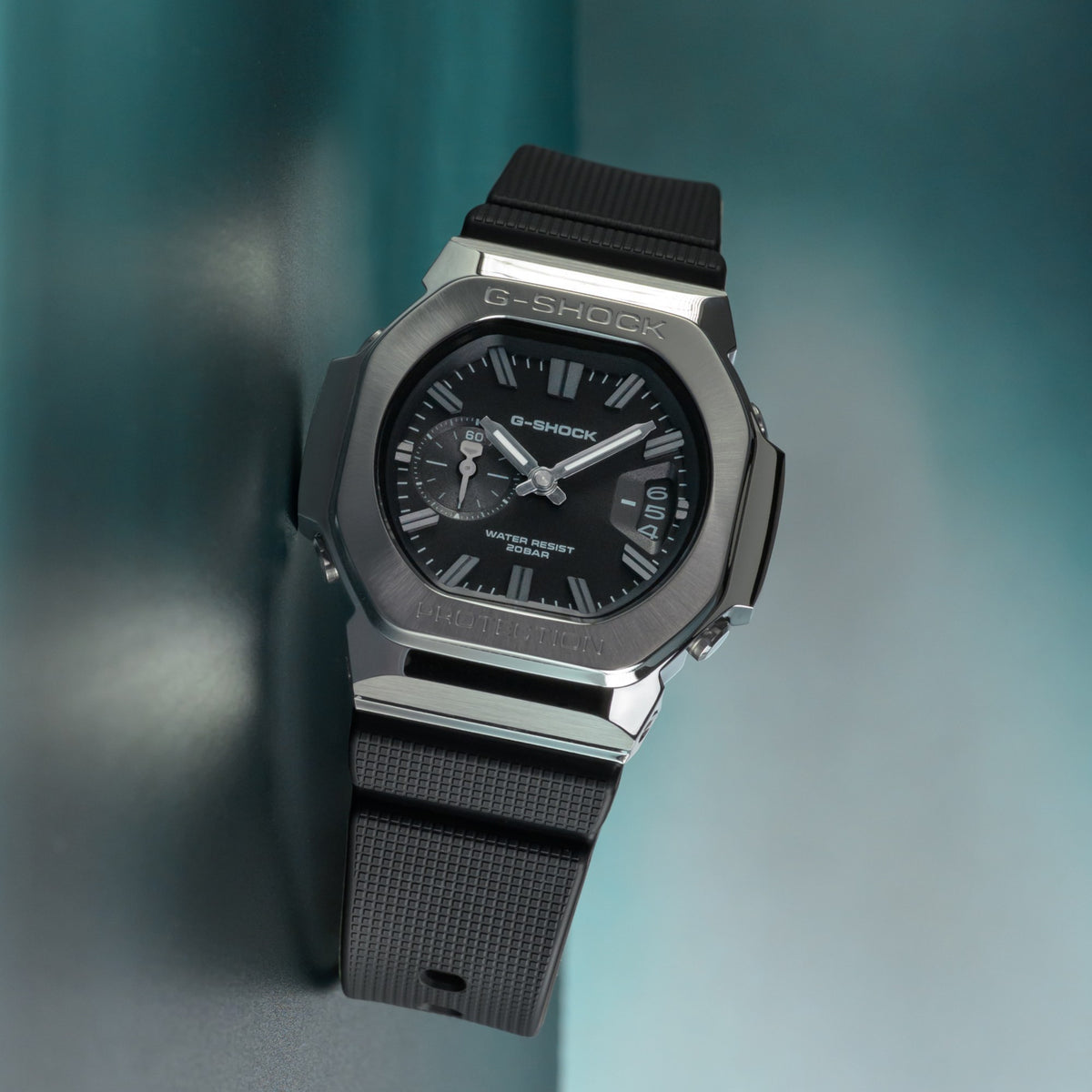 G-Shock 2500 Series Black GMC2500-1A analogue watch, campaign image