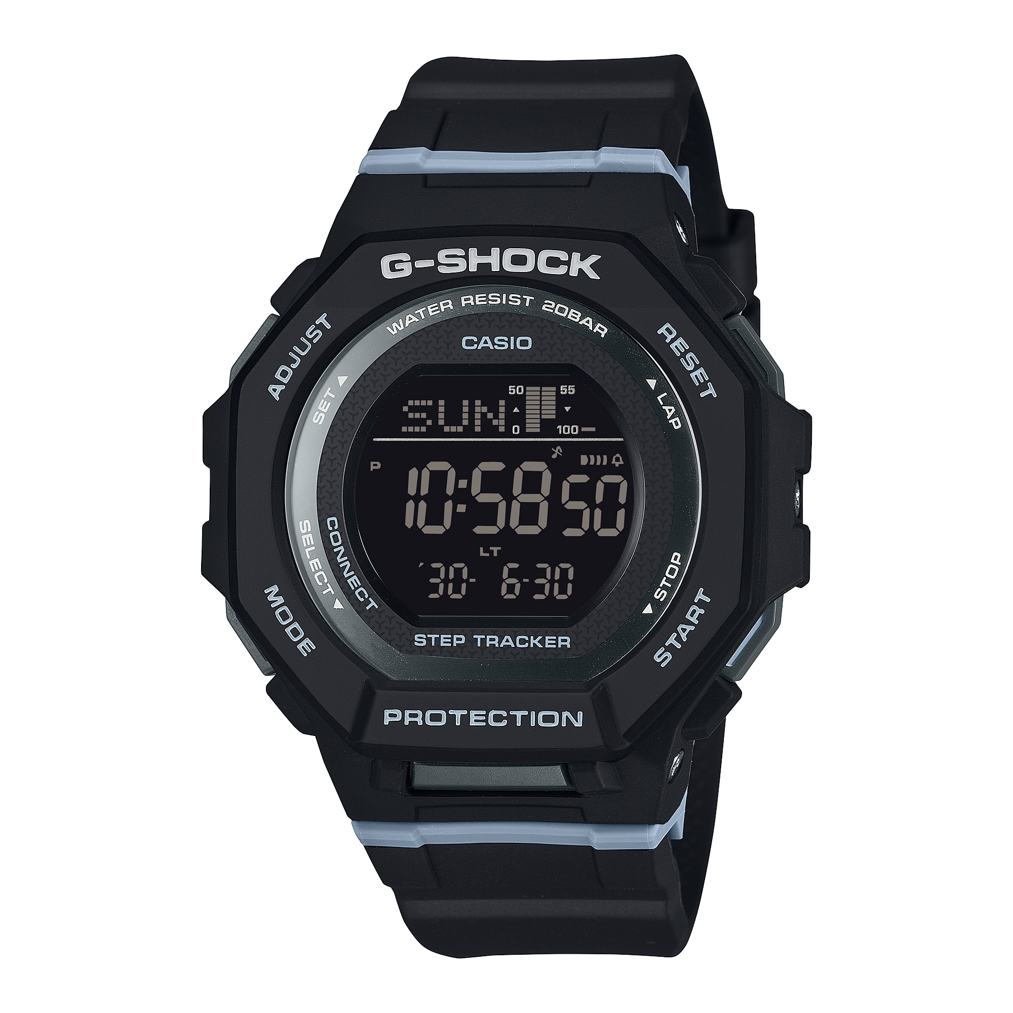 G-Shock G-Squad Black Resin Band Watch GMDB300-1D
