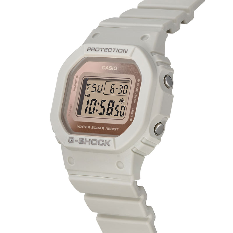 G-Shock White Resin Band Womens Watch GMDS5600-8D