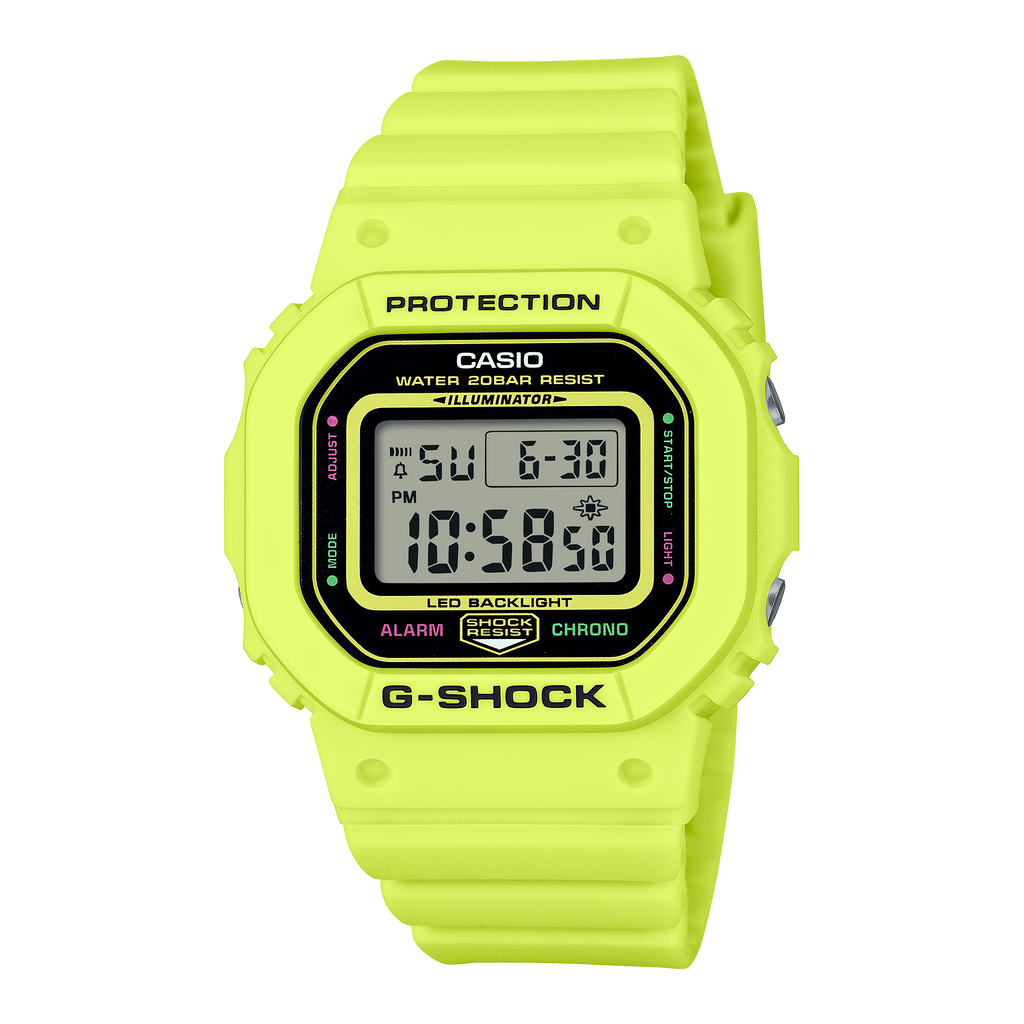 G-Shock Yellow Resin Band GMDS5600EP-9D | Watch Direct