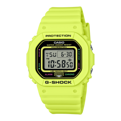 G-Shock Digital Yellow Resin Band Watch GMDS5600EP-9D