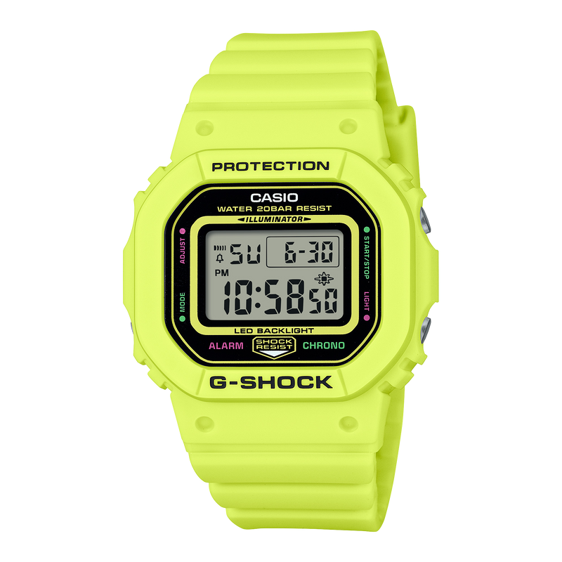 G-Shock Digital Yellow Resin Band Watch GMDS5600EP-9D