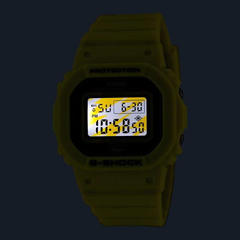 G-Shock Digital Yellow Resin Band Watch GMDS5600EP-9D