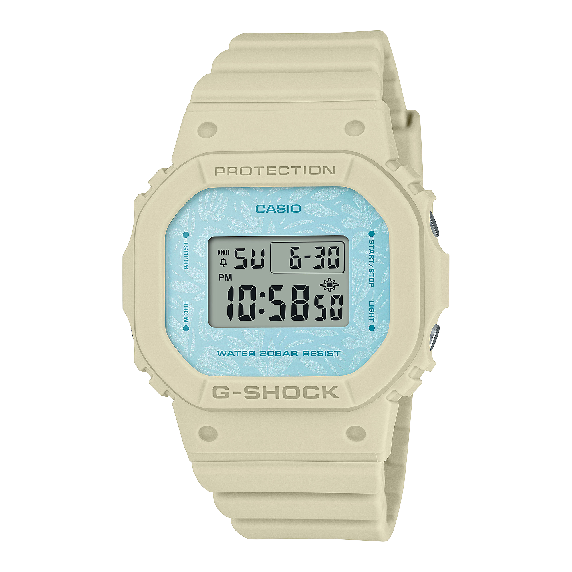 G-Shock Mid Digital Beige Resin Band Watch GMDS5600NC-9D