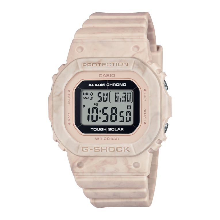 G-Shock Solar Pink Resin Band Grey Dial Watch GMSS5600RT-4D