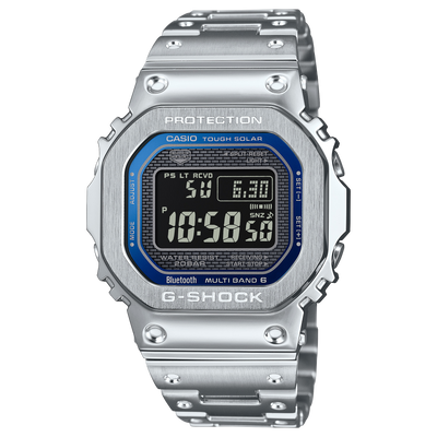 G-Shock Full Metal Silver Stainless Steel Watch GMWB5000D-2D