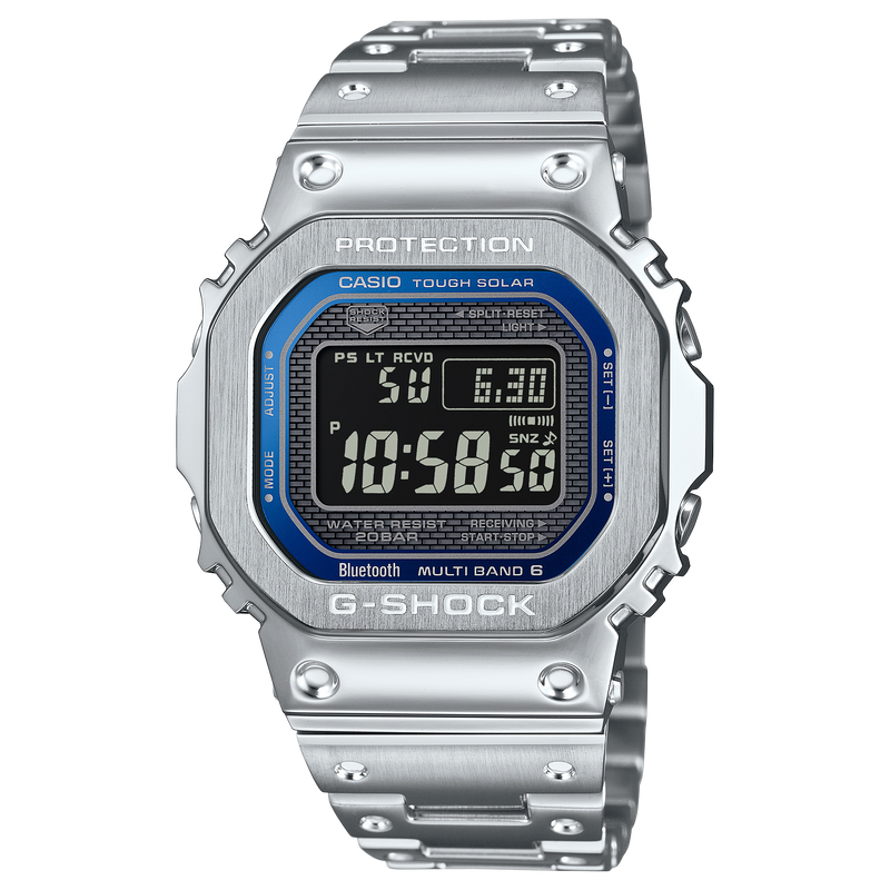 G-Shock Full Metal Silver Stainless Steel Watch GMWB5000D-2D