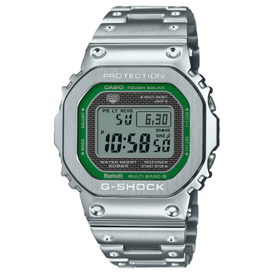 G-Shock Full Metal Grey Dial Silver Stainless Steel Watch GMWB5000D-3D