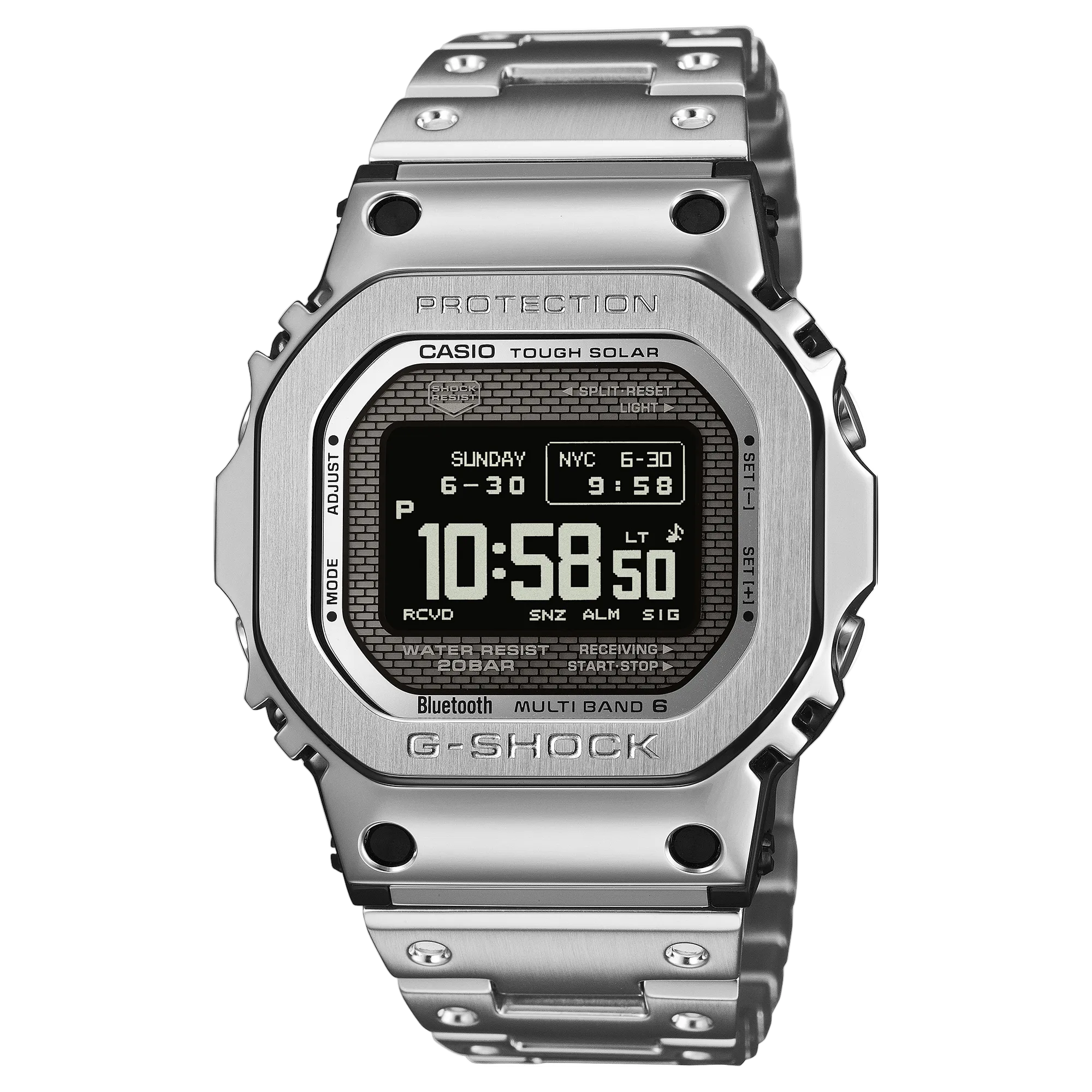G-Shock Full Metal Black Dial Stainless Steel Watch GMWBZ5000D-1D