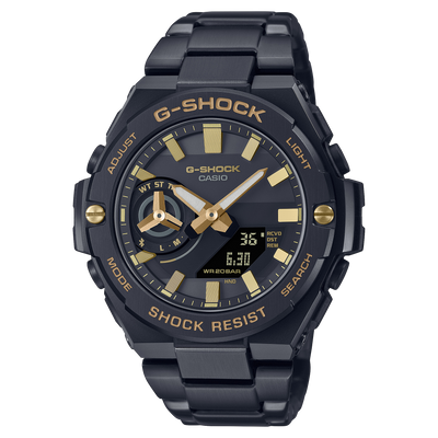 G-Shock Black Stainless Steel Solar Watch GSTB500BD-1A9