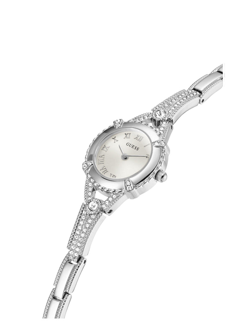 Guess Angelic Silver Dial Silver Bracelet Watch W0135L1