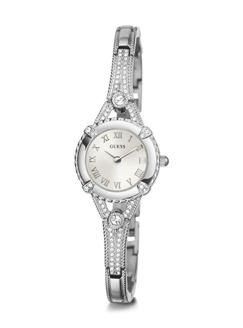 Guess Angelic Silver Dial Silver Bracelet Watch W0135L1