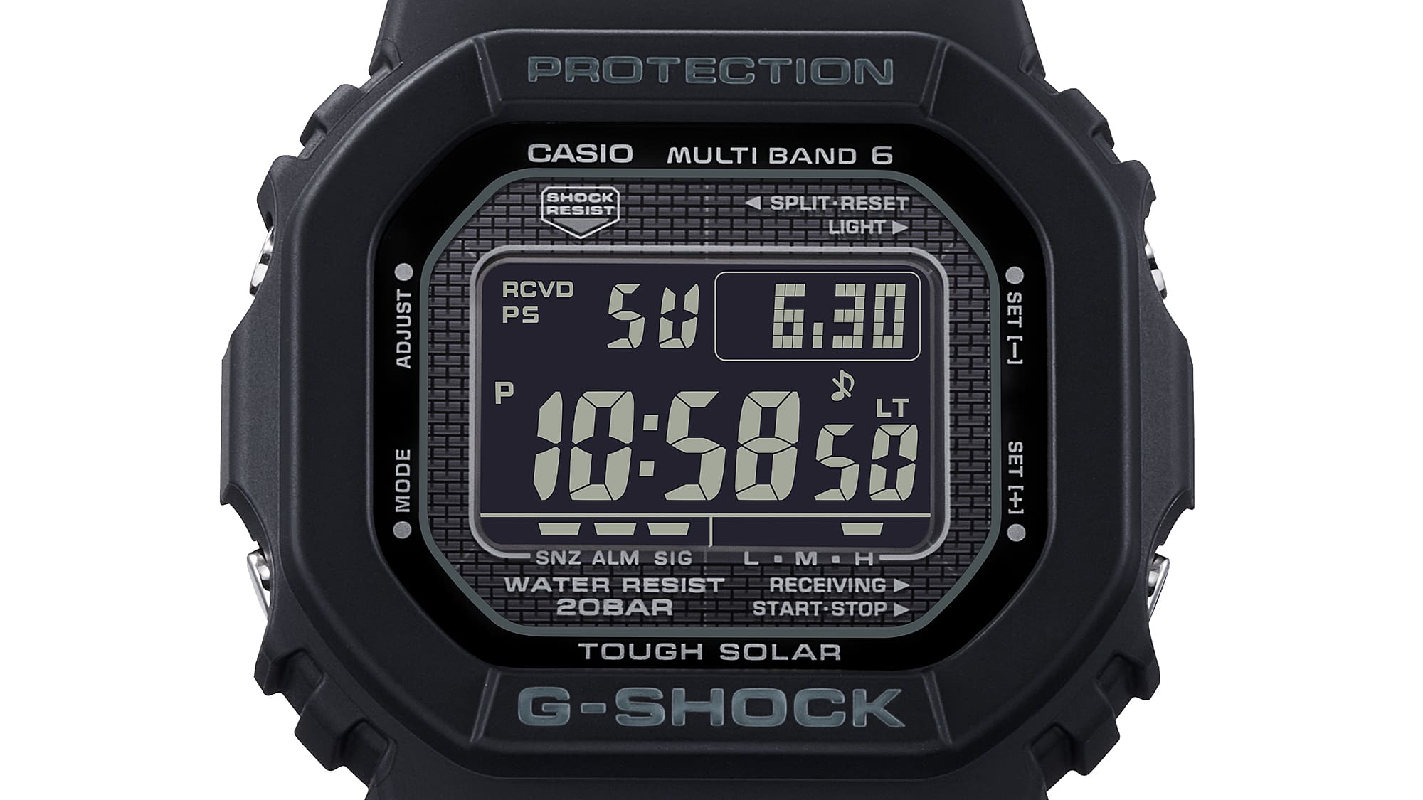 G-Shock Digital Black Resin Band Watch GW-5000HS-1D