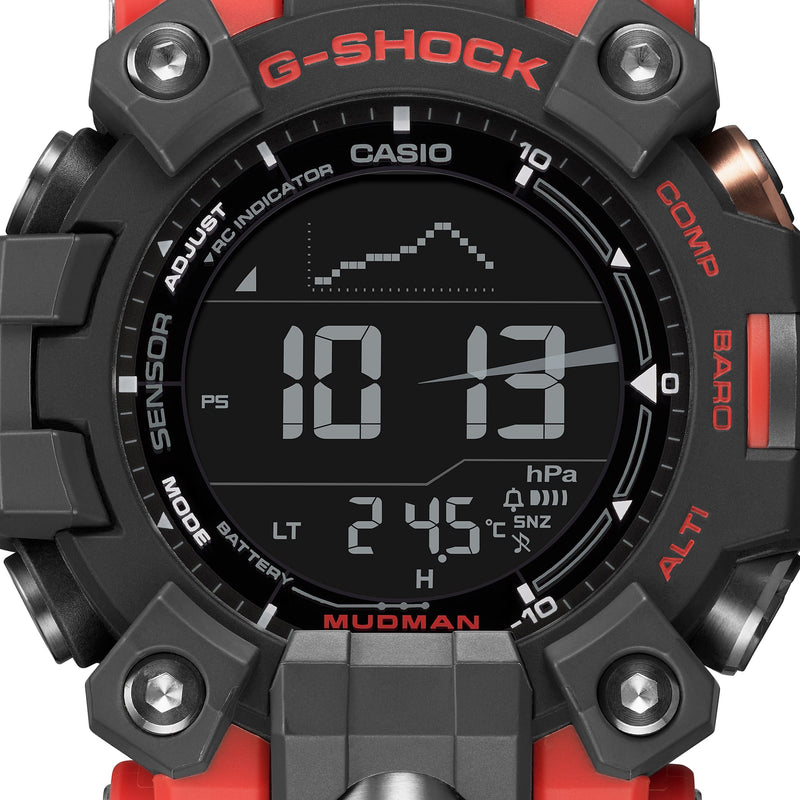 G-Shock Master of G-Land Mudman Black Dial Resin Band Watch GW9500-1A4