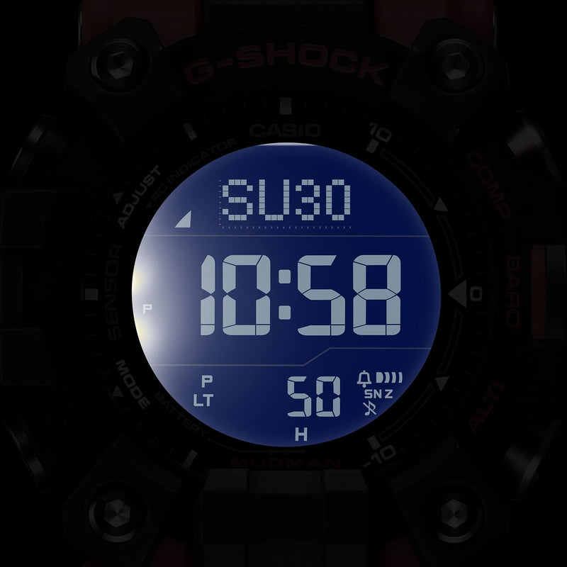 G-Shock Master of G-Land Mudman Black Dial Resin Band Watch GW9500-1A4