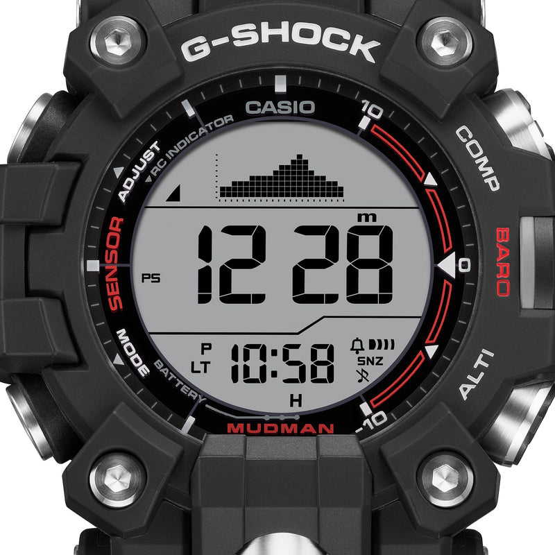 G-Shock Master of G-Land Mudman Black Resin Band Watch GW9500-1D