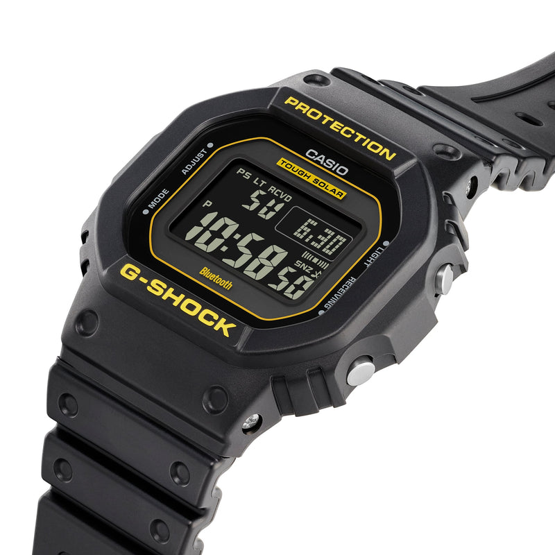 G-Shock Digital Caution Black Resin Band Watch GWB5600CY-1D