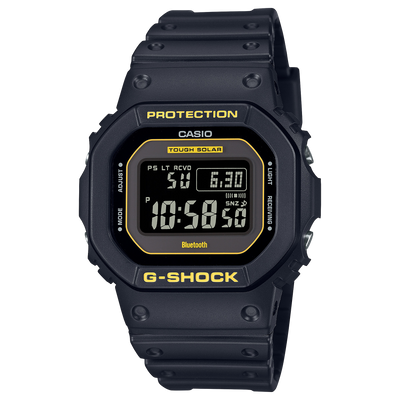 G-Shock Digital Caution Black Resin Band Watch GWB5600CY-1D