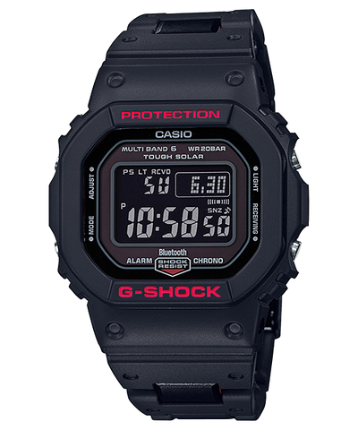 G-Shock Solar Black Resin Band Watch GWB5600HR-1D