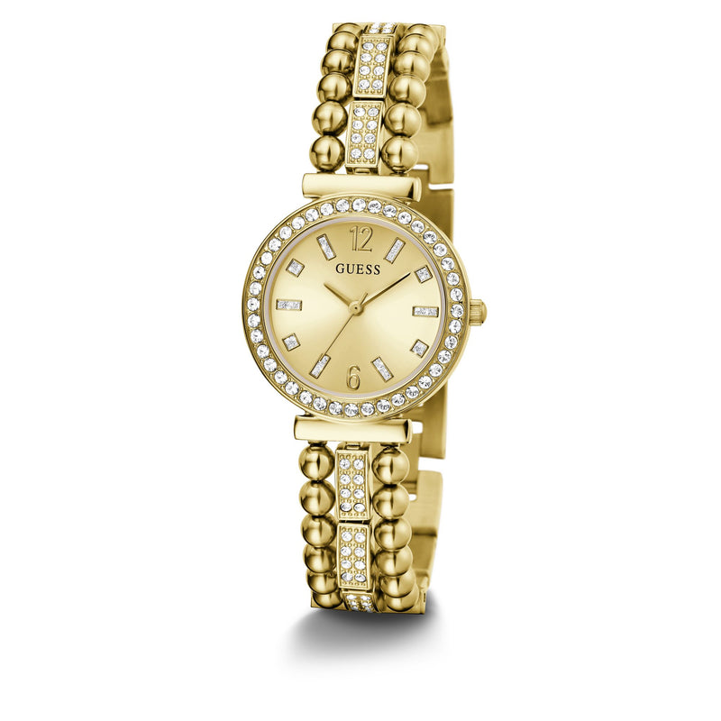 Guess Gold Beaded Glitz Gala Watch GW0401L2