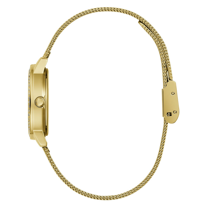 GUESS Ladies Gold Tone Analog Watch GW0534L2