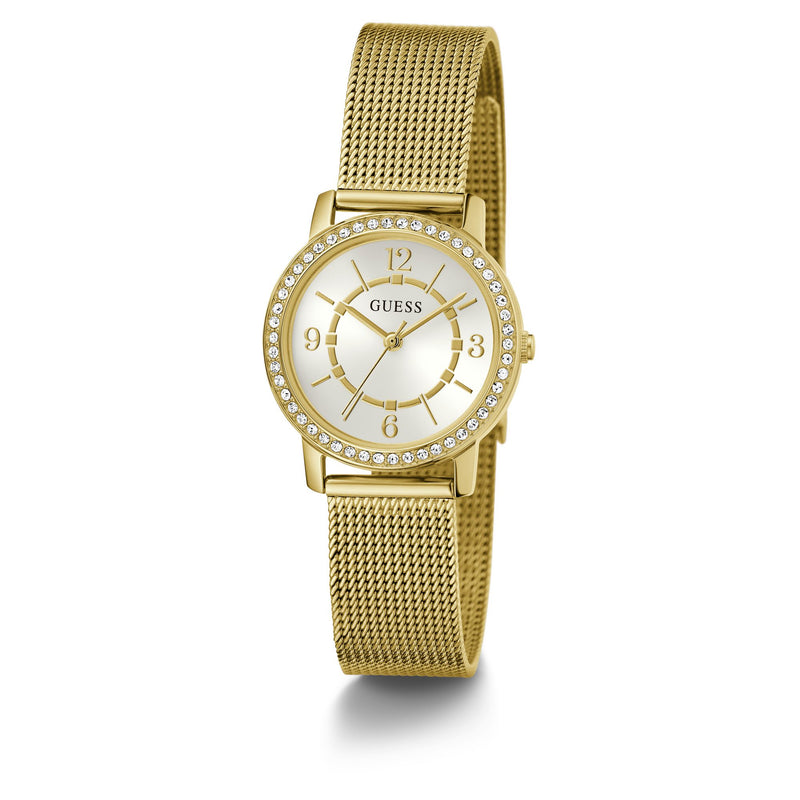GUESS Ladies Gold Tone Analog Watch GW0534L2