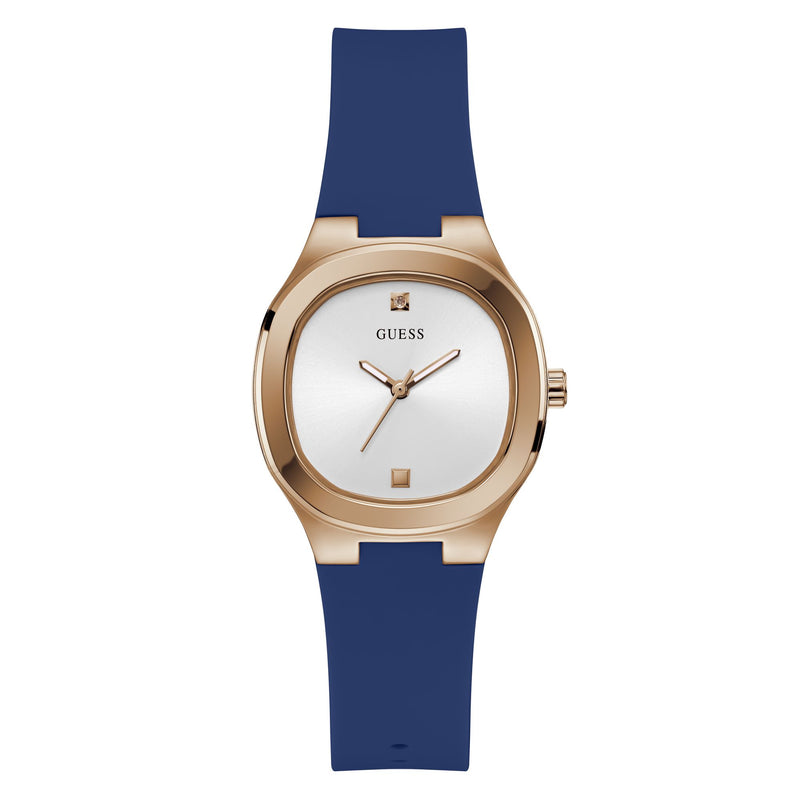 Guess Eve Dress Pink Rose Gold Tone Watch GW0658L3