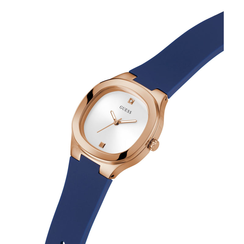 Guess Eve Dress Pink Rose Gold Tone Watch GW0658L3