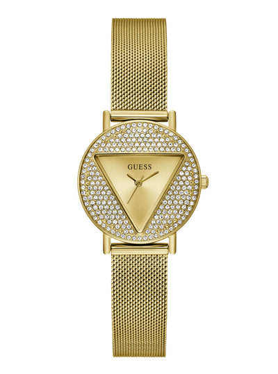 Guess Mini Gold Iconic Glitz Mesh Watch GW0671L2