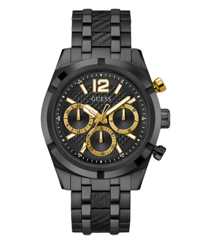Guess Black Dial Black Tone Multi-function Watch GW0714G4