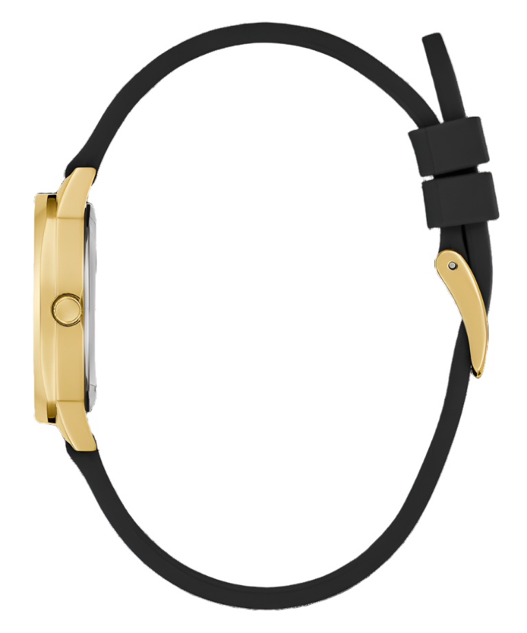 Guess Charlotte Crystal Black Gold Tone Analog GW0820L1