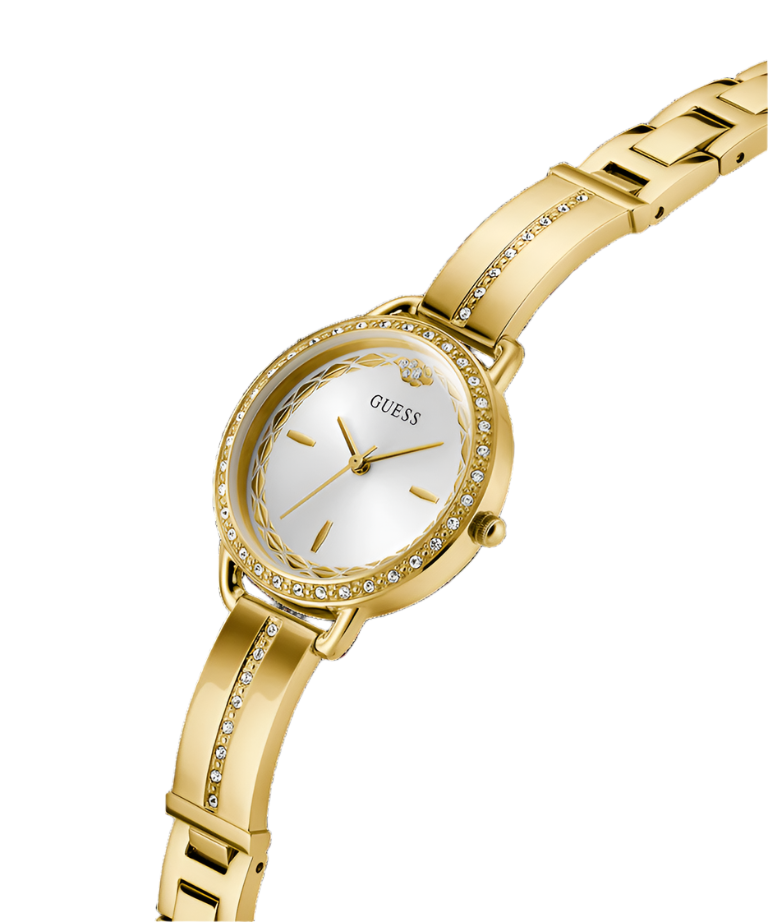 Guess Limited Edition Lunar New Year White Dial Stainless Steel Watch GW0856L1