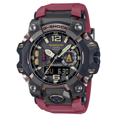 G-Shock Master of G-Land Mudmaster Red Dial Resin Band Watch GWGB1000-1A4