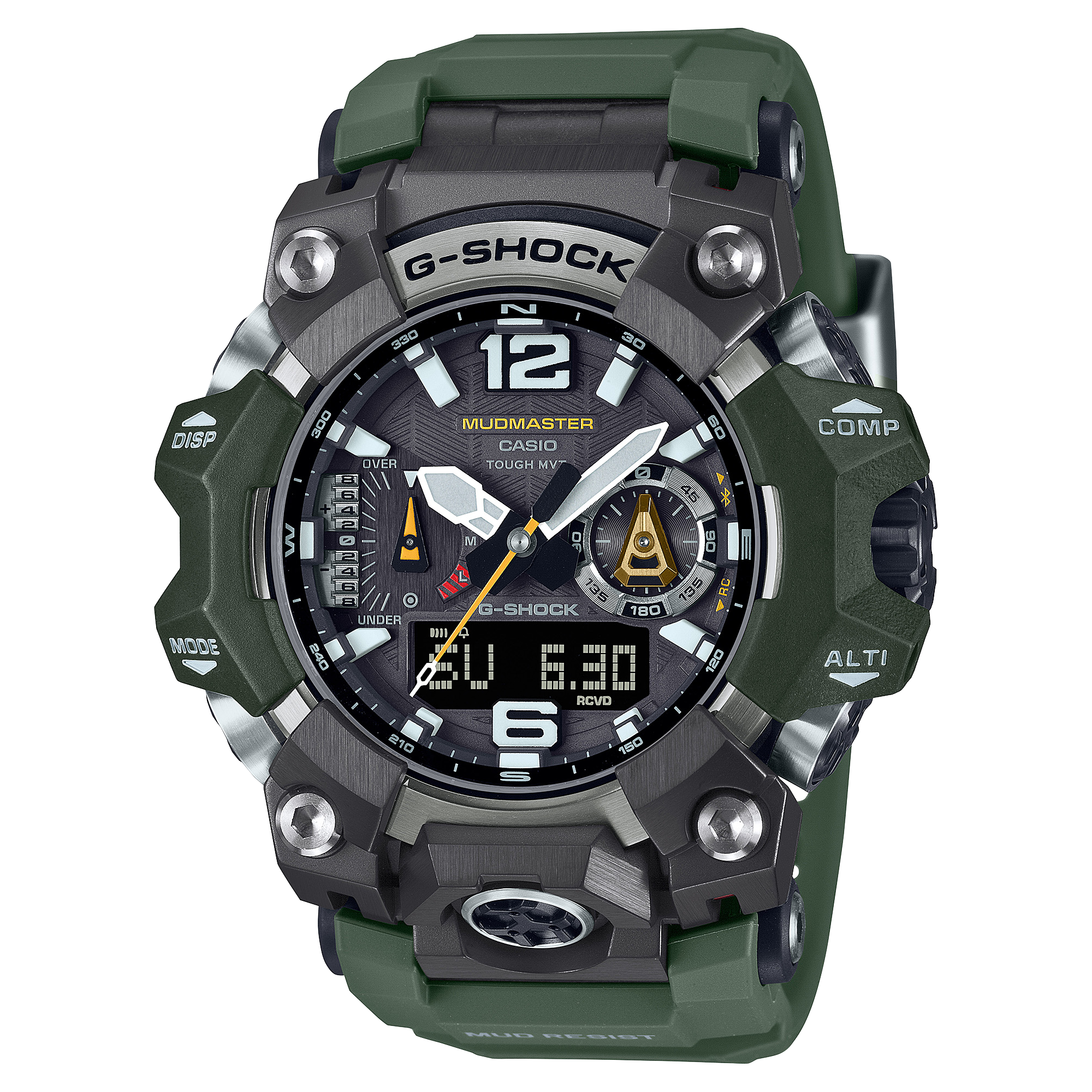 G-Shock Master of G-Land Mudmaster Red Dial Resin Band Watch GWGB1000-3A