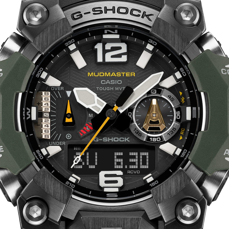 G-Shock Master of G-Land Mudmaster Red Dial Resin Band Watch GWGB1000-3A