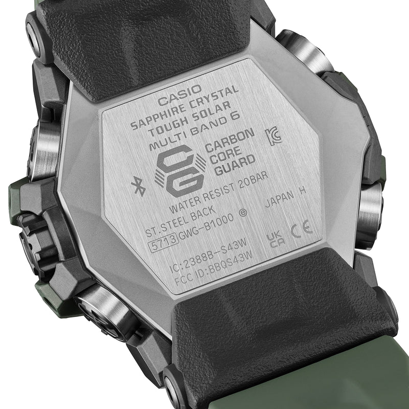 G-Shock Master of G-Land Mudmaster Red Dial Resin Band Watch GWGB1000-3A