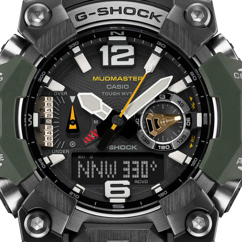 G-Shock Master of G-Land Mudmaster Red Dial Resin Band Watch GWGB1000-3A