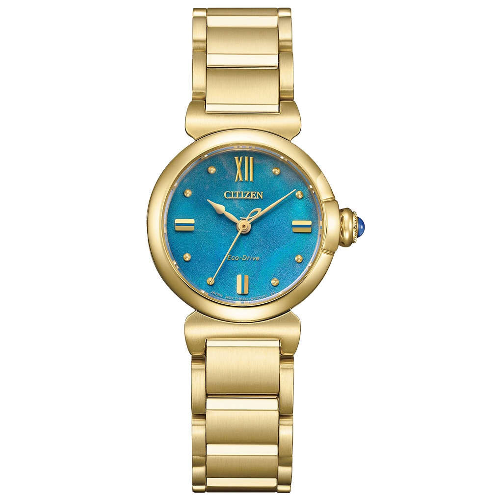 Citizen Eco-Drive Arcly Collections "BLESSING of AQUA" Dial Women's Watch EM1133-85L