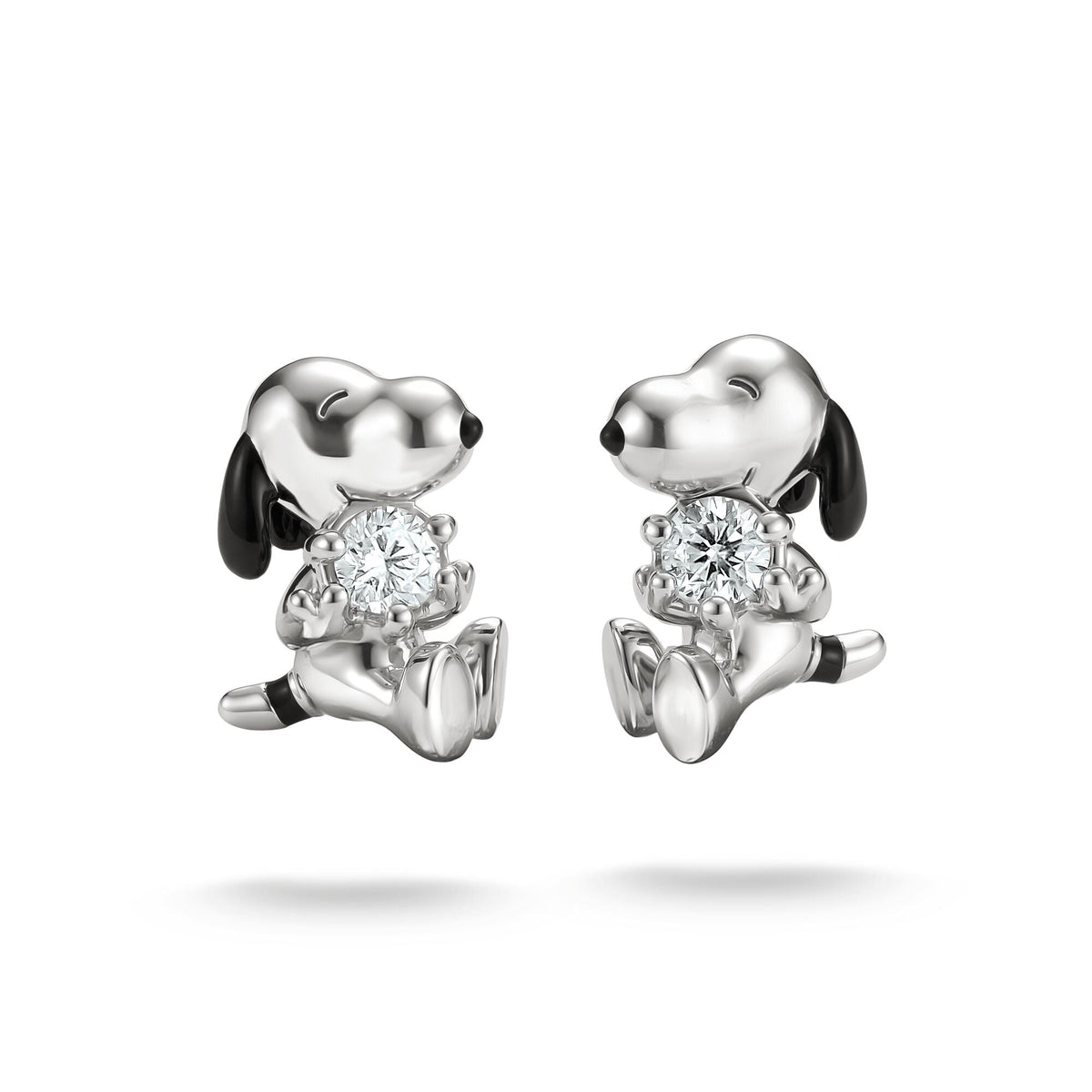Thomas Sabo Snoopy Stud Earrings White Zirconia