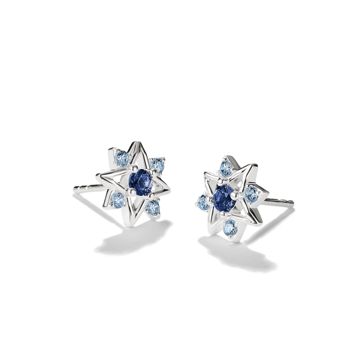 Thomas Sabo Stud earrings star with blue stones TH2380BLU TH2380BLU view 3