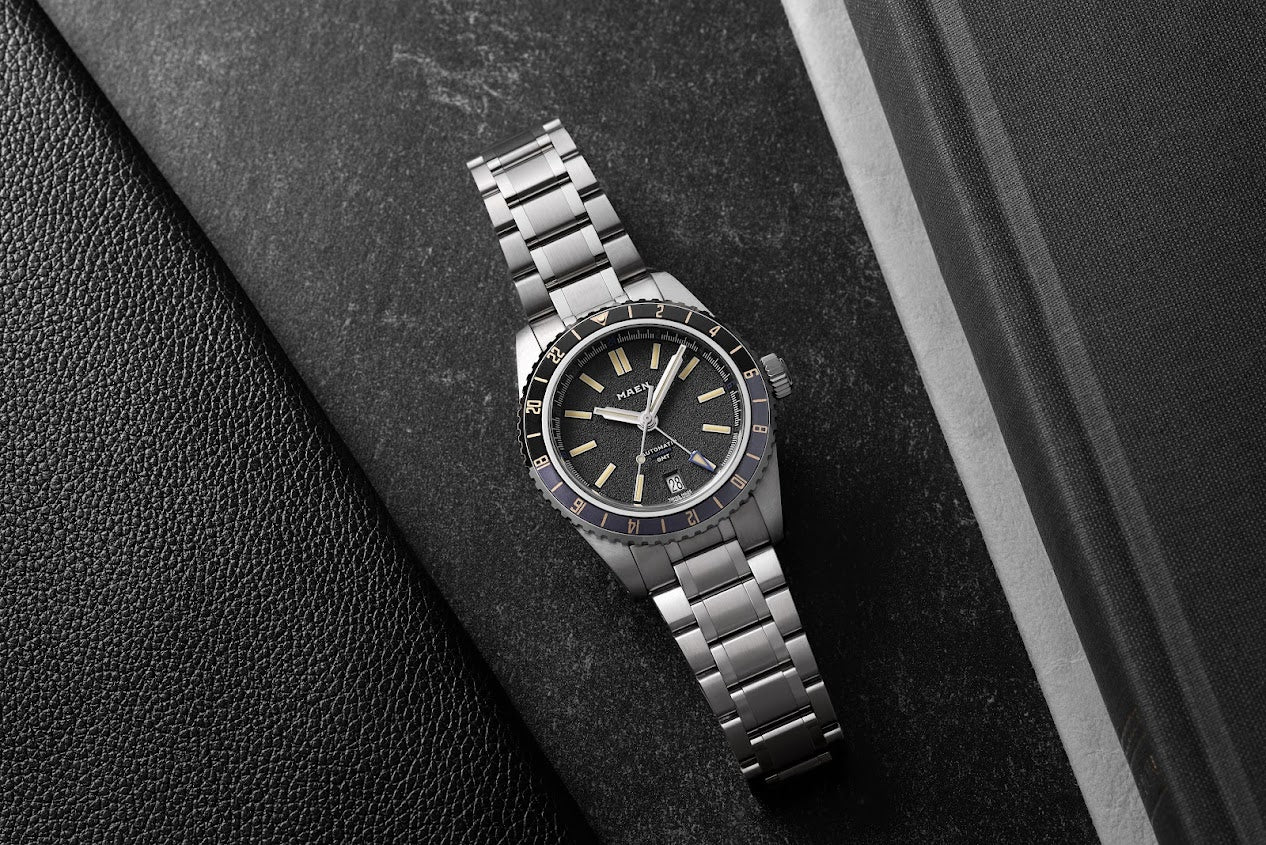 MAEN Hudson 38 GMT MKII Blue Dial Automatic Watch M1.3.5