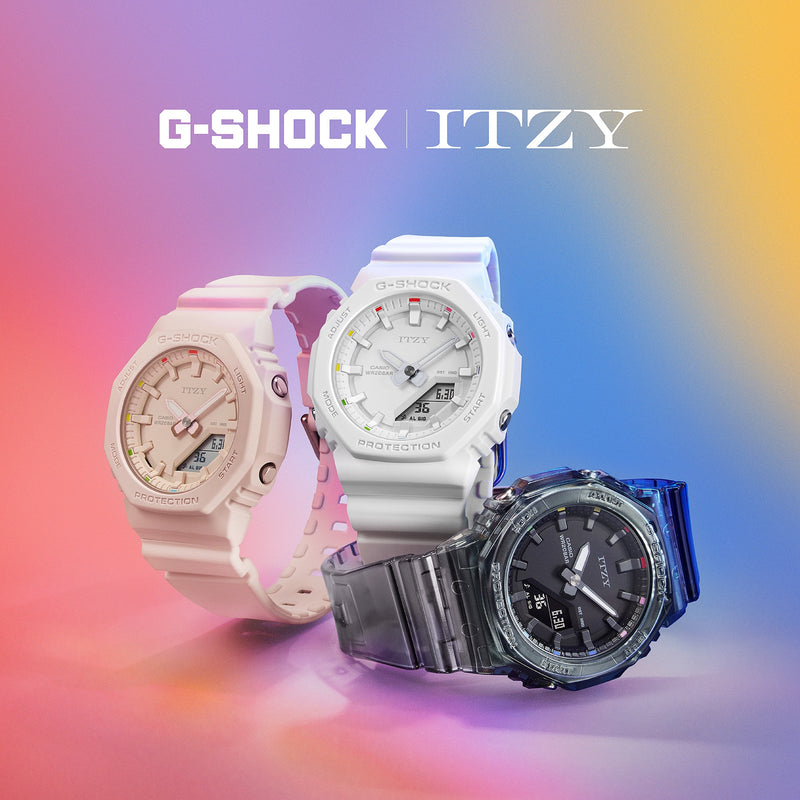 G-Shock Analog Digital Itzy Collaboration Ivory Resin Band GMAP2100IT-4A