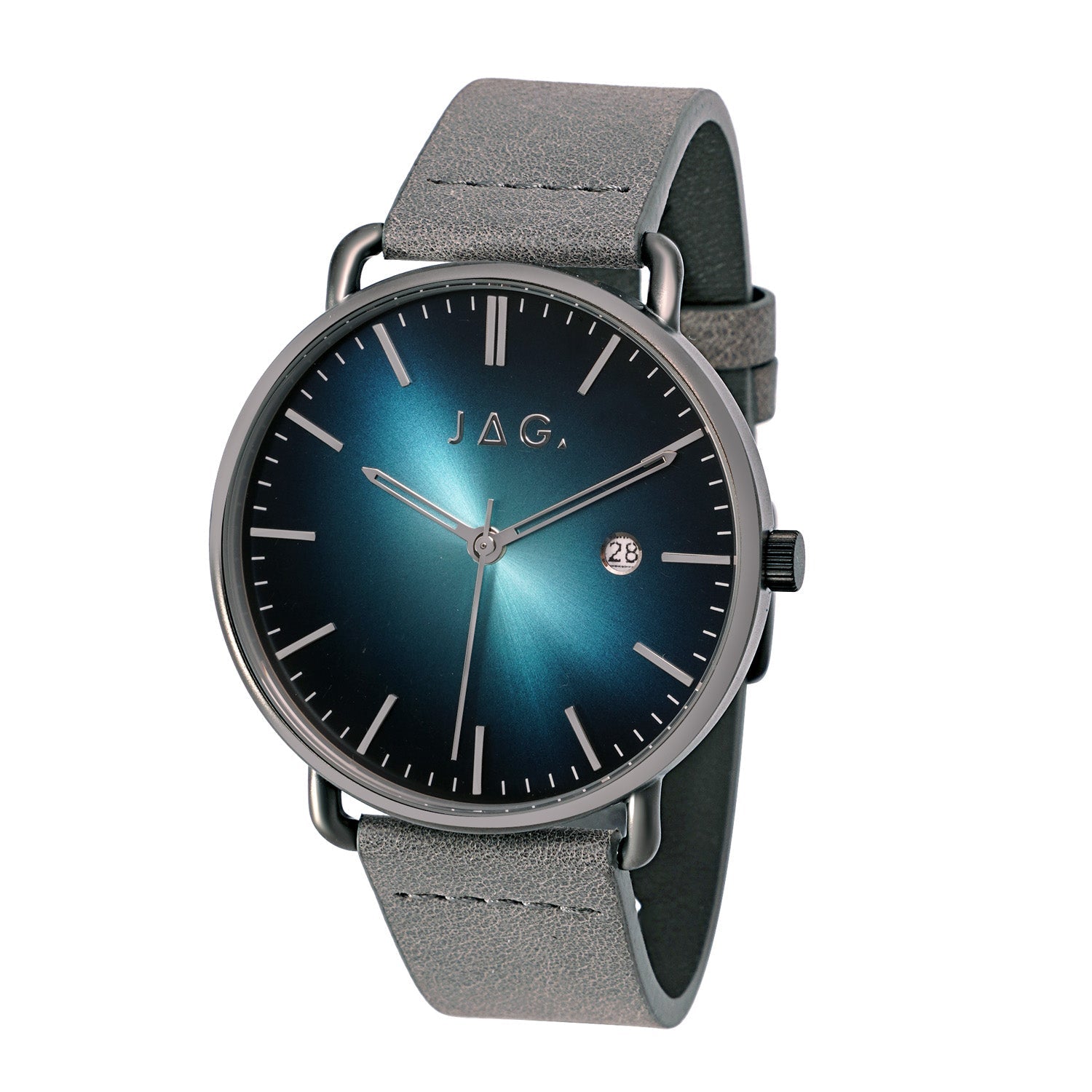 Jag Newtown Grey Stainless Steel 42mm Mens Watch Modern Design