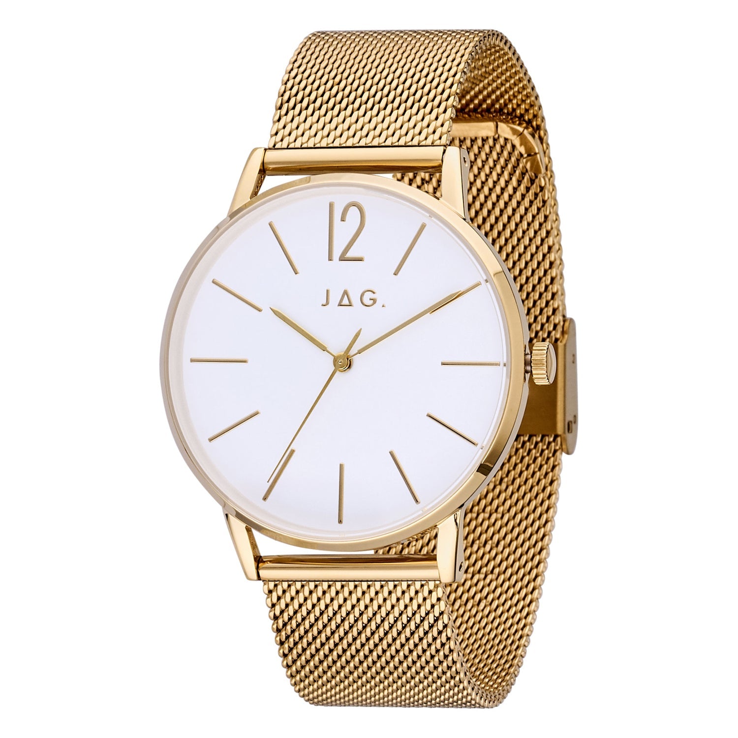 Jag Billy Gold Stainless Steel Watch 40mm Versatile Modern Style