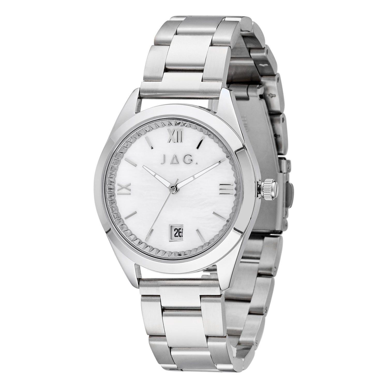 JAG Finley 36mm Silver Stainless Steel Watch for Women 2024